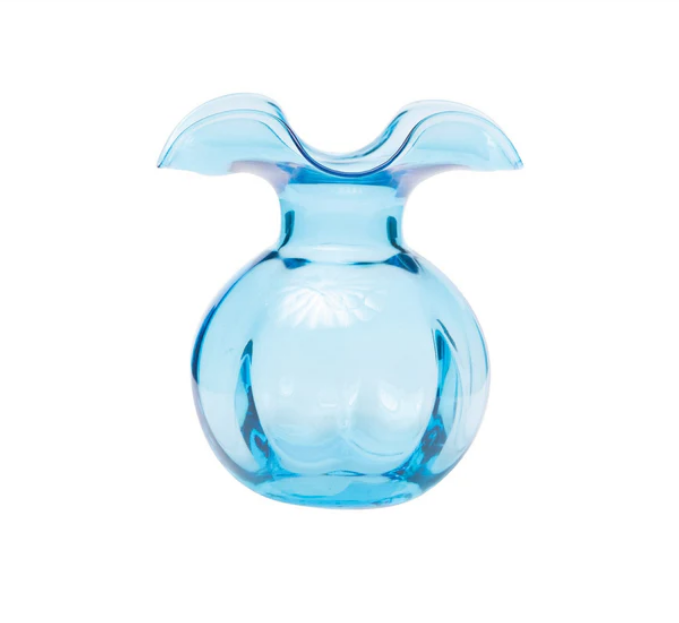 Hibiscus Glass Bud Vase