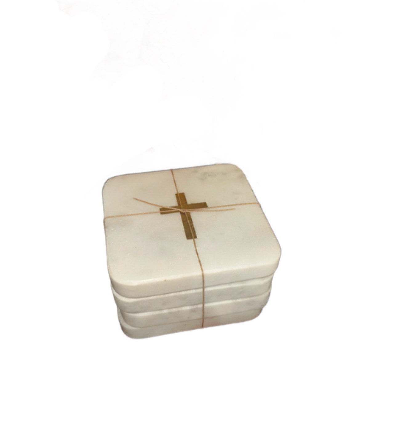 Marble Cross Coasters (set of 4)