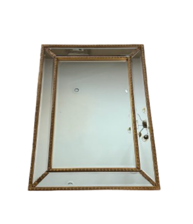 Large Rectangular Gold Mirror (47"x35")
