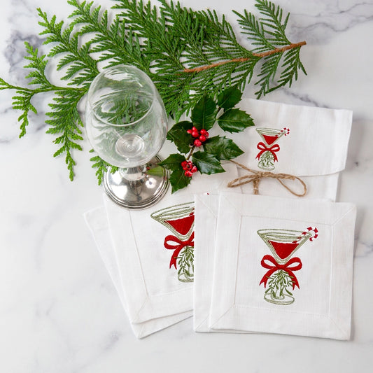 Christmas Cosmo Cocktail Napkins (4)