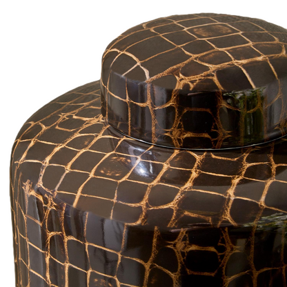Crocodile Patterned Container - Medium