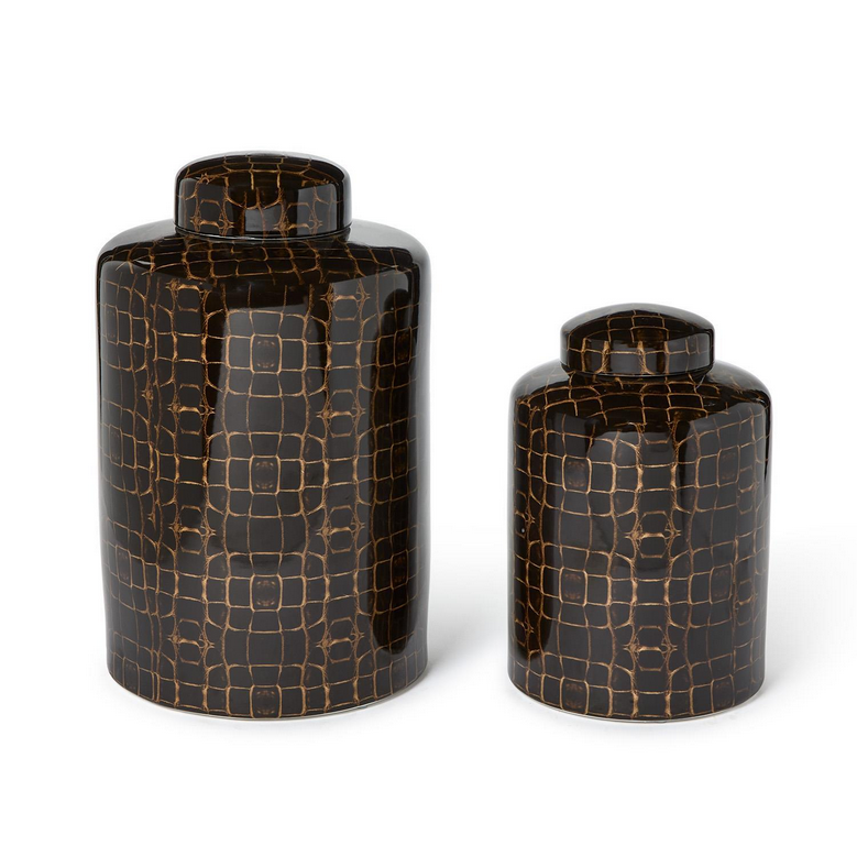 Crocodile Patterned Container - Large