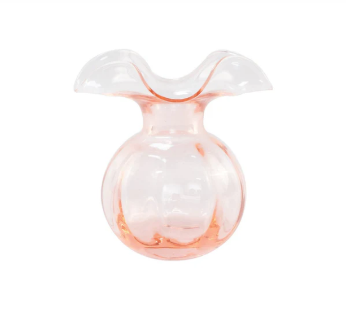 Hibiscus Glass Bud Vase