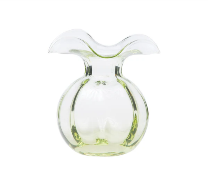 Hibiscus Glass Bud Vase