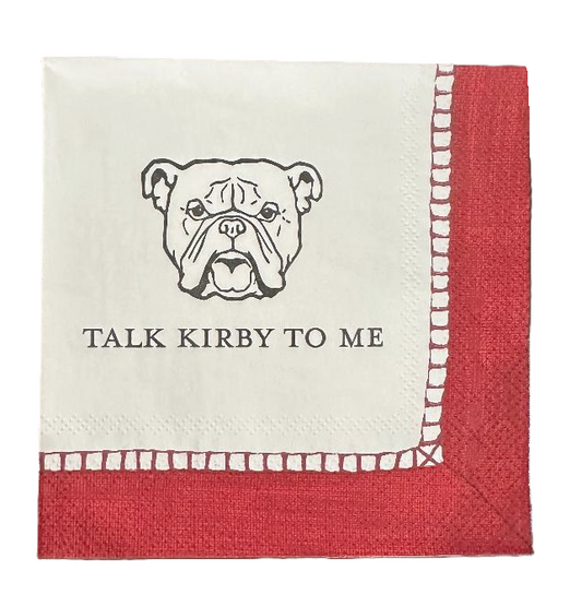 'Talk Kirby' Cocktail Napkin