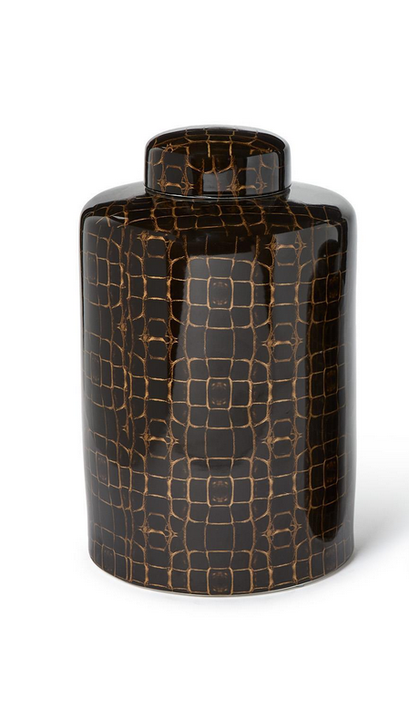 Crocodile Patterned Container - Large
