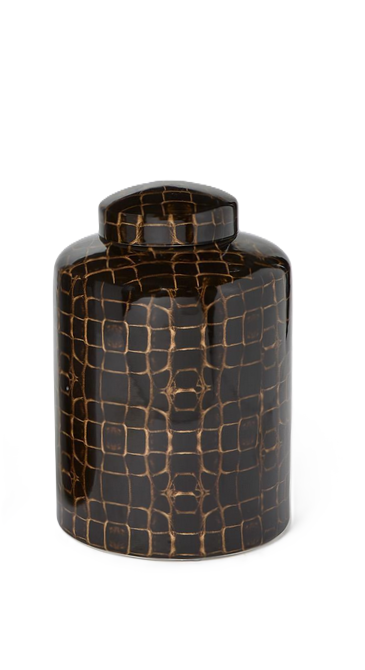 Crocodile Patterned Container - Medium