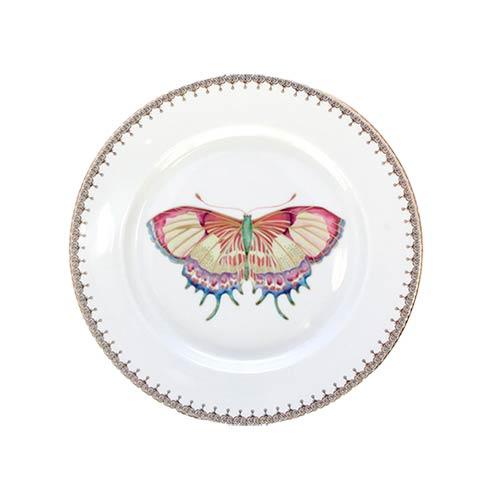 Golden Teardrop Butterfly Dessert Plate