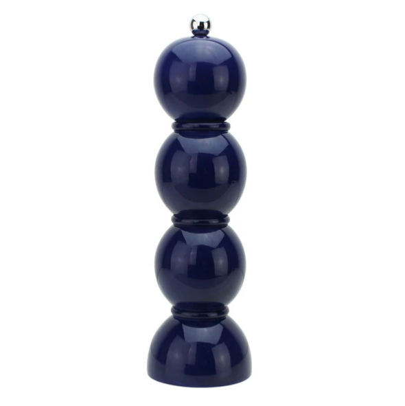 Navy Bobbin Salt or Pepper Mill