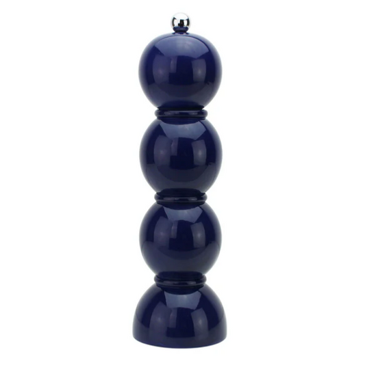 Navy Bobbin Salt or Pepper Mill