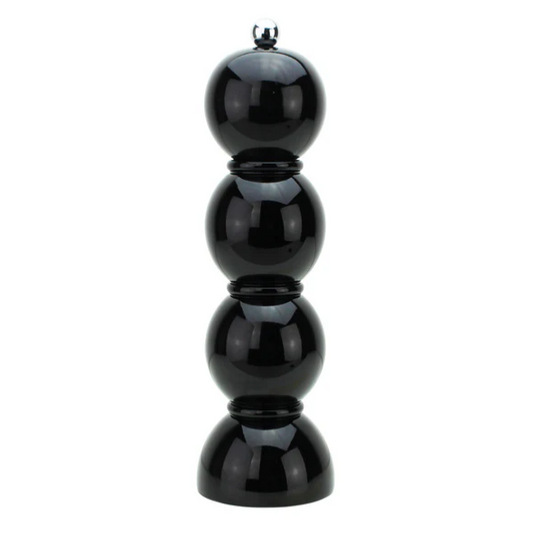 Black Bobbin Salt or Pepper Mill