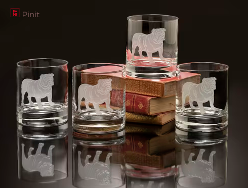 Old Fashion Glasses (4) - Bulldog