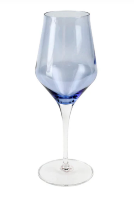 Contessa Blue Water Glass