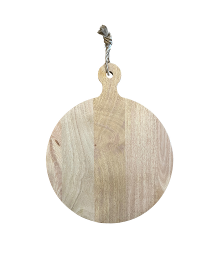 Round Wooden Charcuterie Board