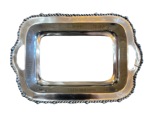 9x13 Silver Beaded Pyrex Holder