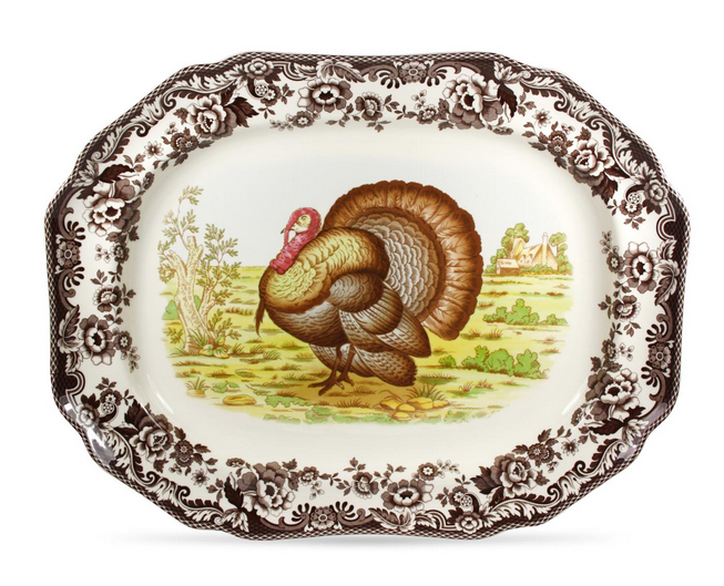 Woodland Turkey Platter