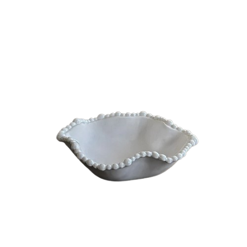 VIDA Algeria Mini Wavy Bowl (White)