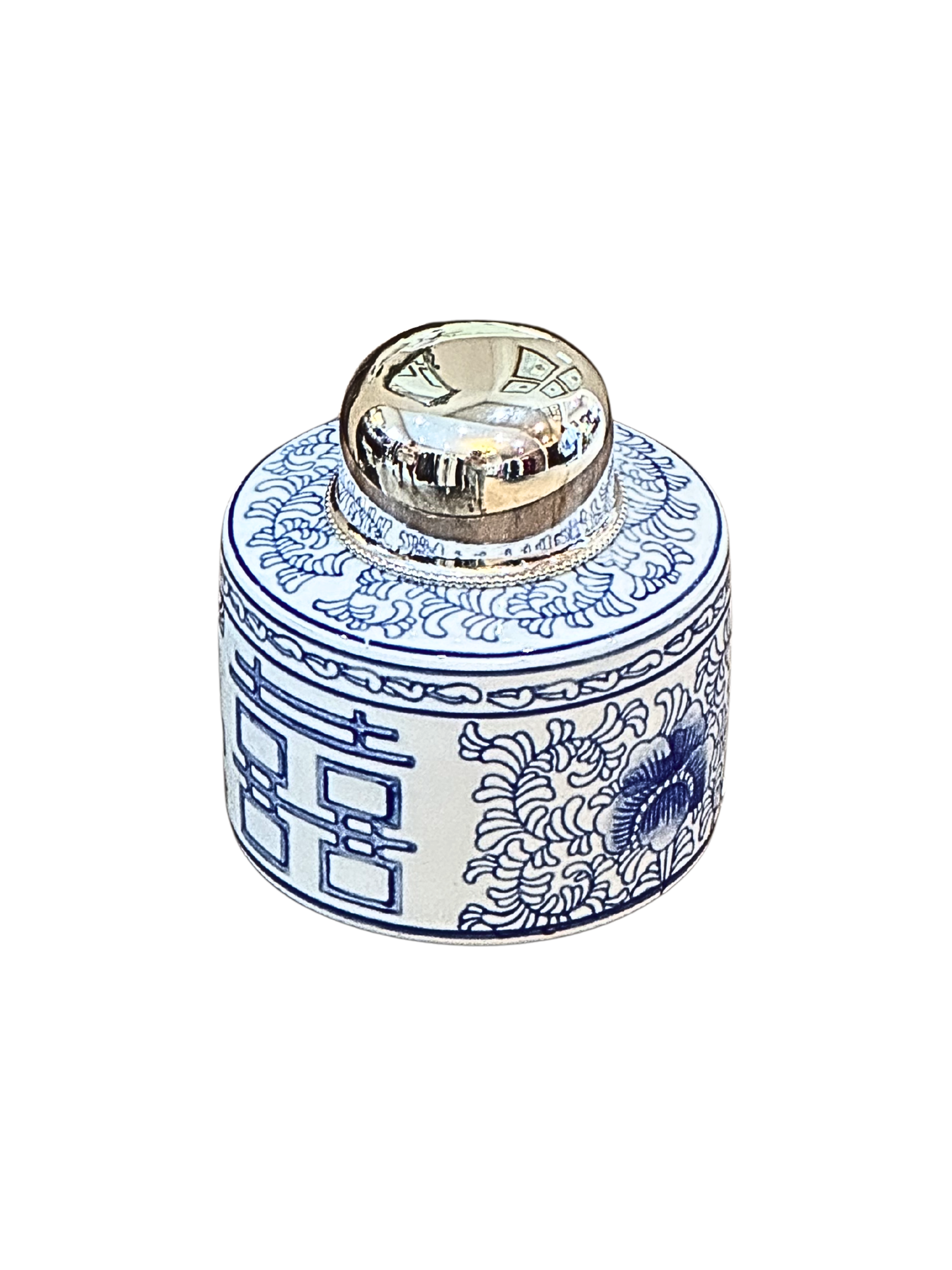 Blue & White Tea Jar