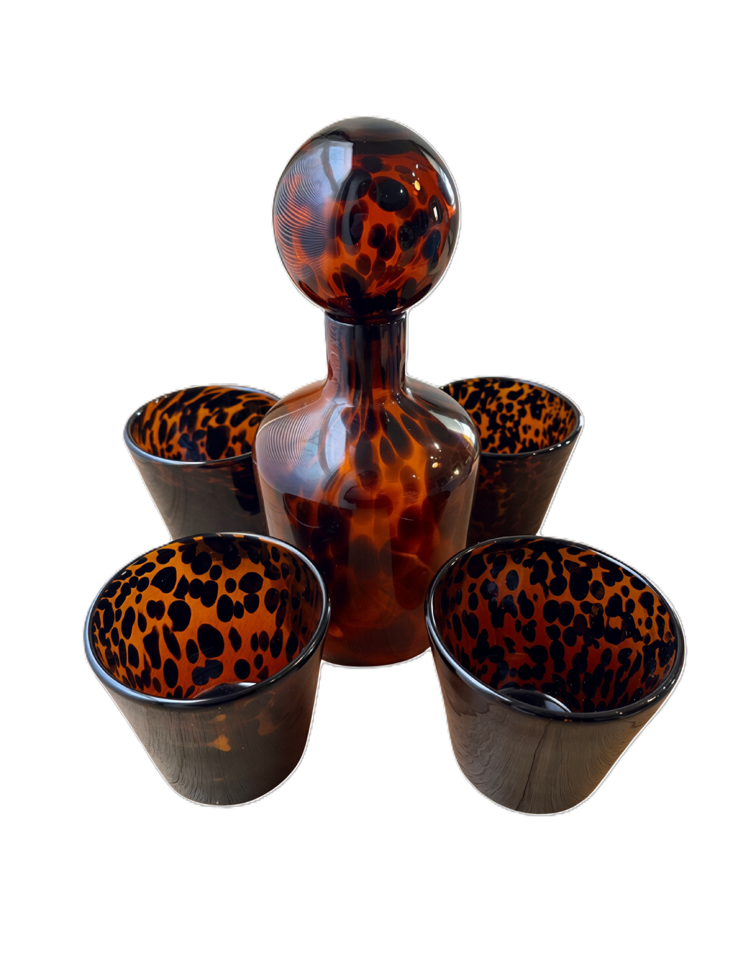 Sm. Sahara Tortoise Decanter